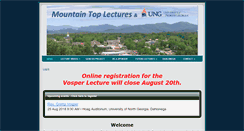 Desktop Screenshot of mountaintoplectures.org